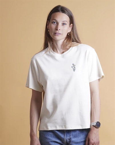 Elsk - Untamed Flora Womens T-shirt - Off White